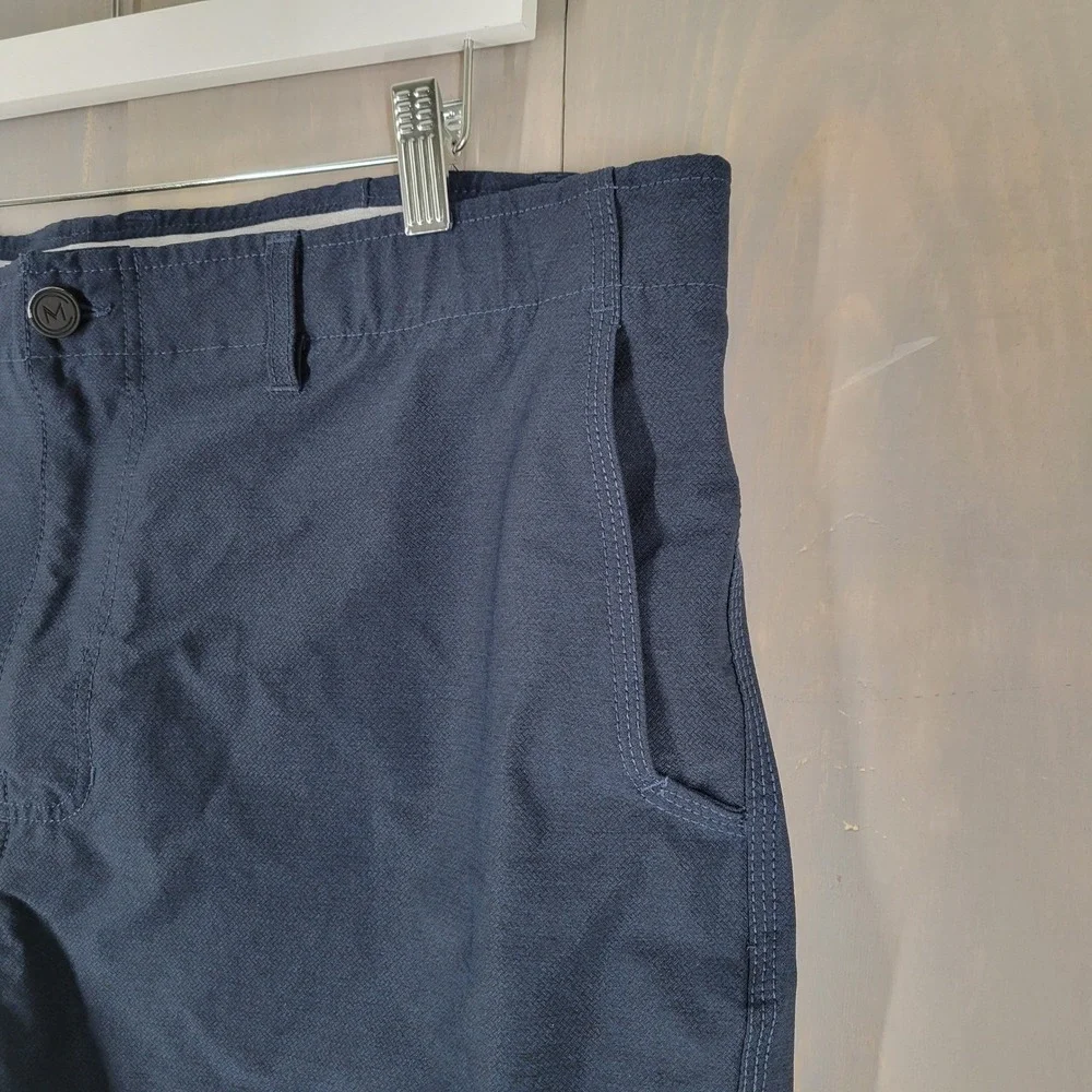 Maven Co-Op Cargo Shorts Mens‎ 42 Navy Blue Performance Golf Athletic MV00091M